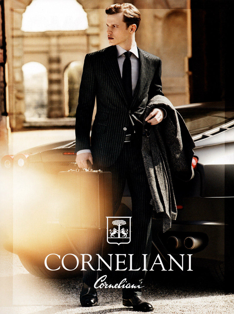 Lars Burmeister for Corneliani Fall 2011 Campaign