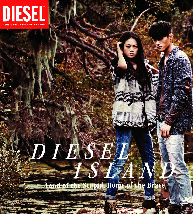 Zhao Lei & Matteo Martari for Diesel Fall/Winter 2011 Campaign (Preview)