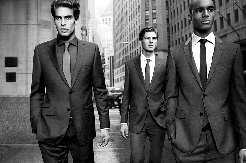 Jon Kortajarena, Patrick Kafka & Corey Baptiste by Inez & Vinoodh for DKNY Fall 2011 Campaign