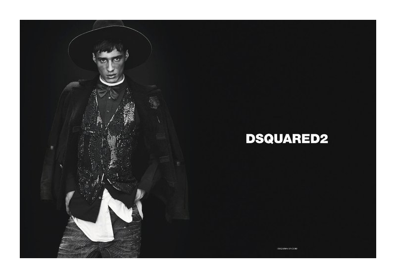 Adrien Sahores by Mert & Marcus for Dsquared² Fall 2011 Campaign