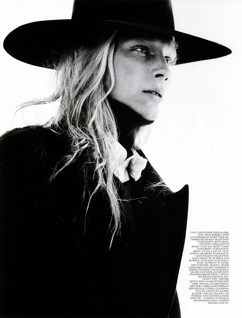 Eugeniy Sauchanka by Fabien Baron for Interview Magazine
