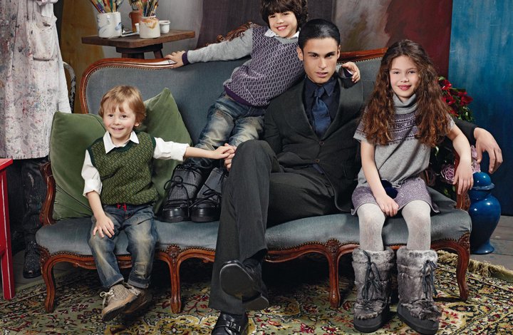 Baptiste Giabiconi & Brad Kroenig by Karl Lagerfeld for Fendi Fall 2011 Campaign