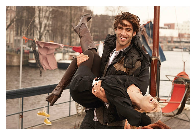 Jon Kortajarena goes casual for Hugo Boss Orange's fall 2011 campaign, lensed by Matt Jones.