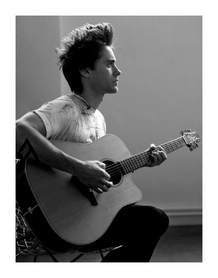 Jared Leto by Jean-Pierre Domingue for Kris Van Assche x Misericordia