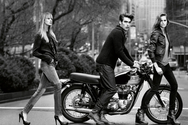 Jon Kortajarena by Inez & Vinoodh for DKNY Jeans Fall 2011 Campaign