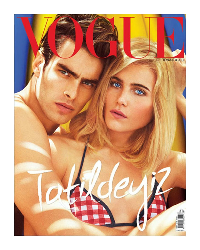 Jon Kortajarena by Sebastian Faena for Vogue Turkey July 2011 Cover