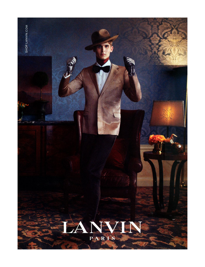 Lowell Tautchin by Steven Meisel for Lanvin Fall 2011 Campaign
