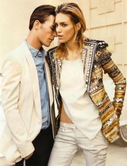 Patrick Kafka by Inez & Vinoodh for Balmain Fall 2011 Campaign
