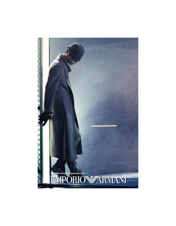 Simon Nessman by Mario Sorrenti for Emporio Armani Fall 2011 Campaign