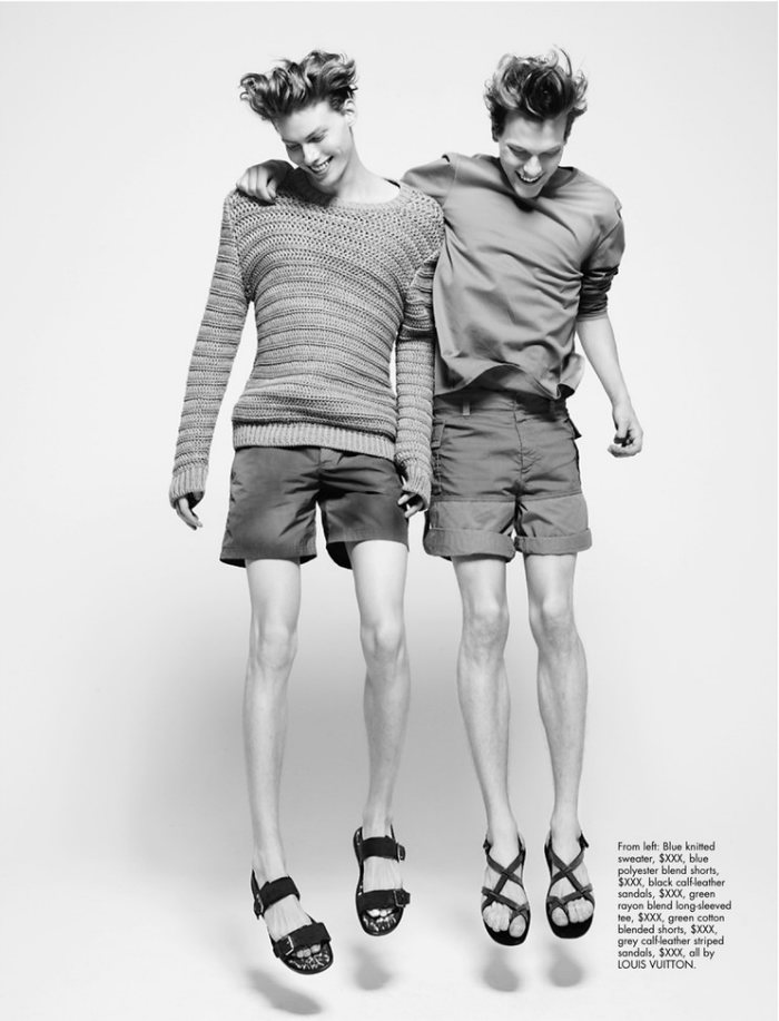 Edmond Roosendaal & Tatu by Mark Law for Style:Men