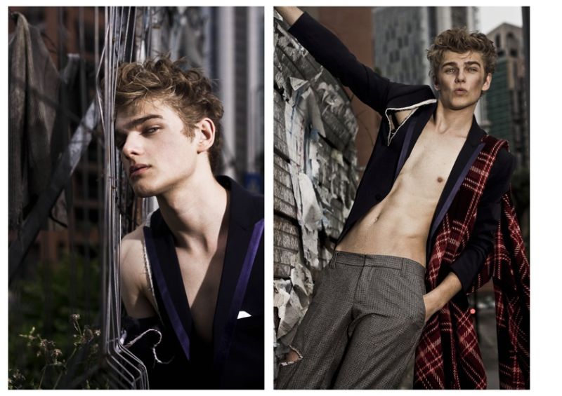 Taras Koltun by Lorenzo Marcucci for Men In Italy | Milano Portfolio