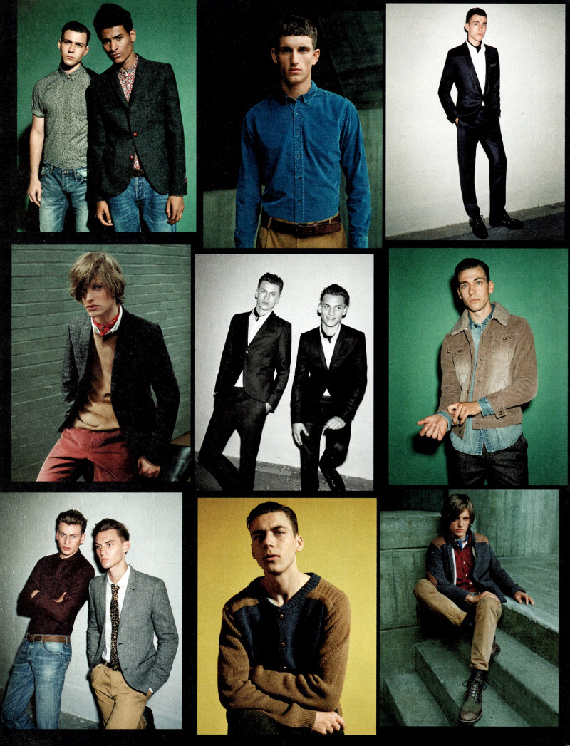 Josh McLellan, Robin Ahrens, Sid Ellisdon, Kumi Keazor & Tim Boot by Angelo Pennetta for Topman Fall 2011 Campaign