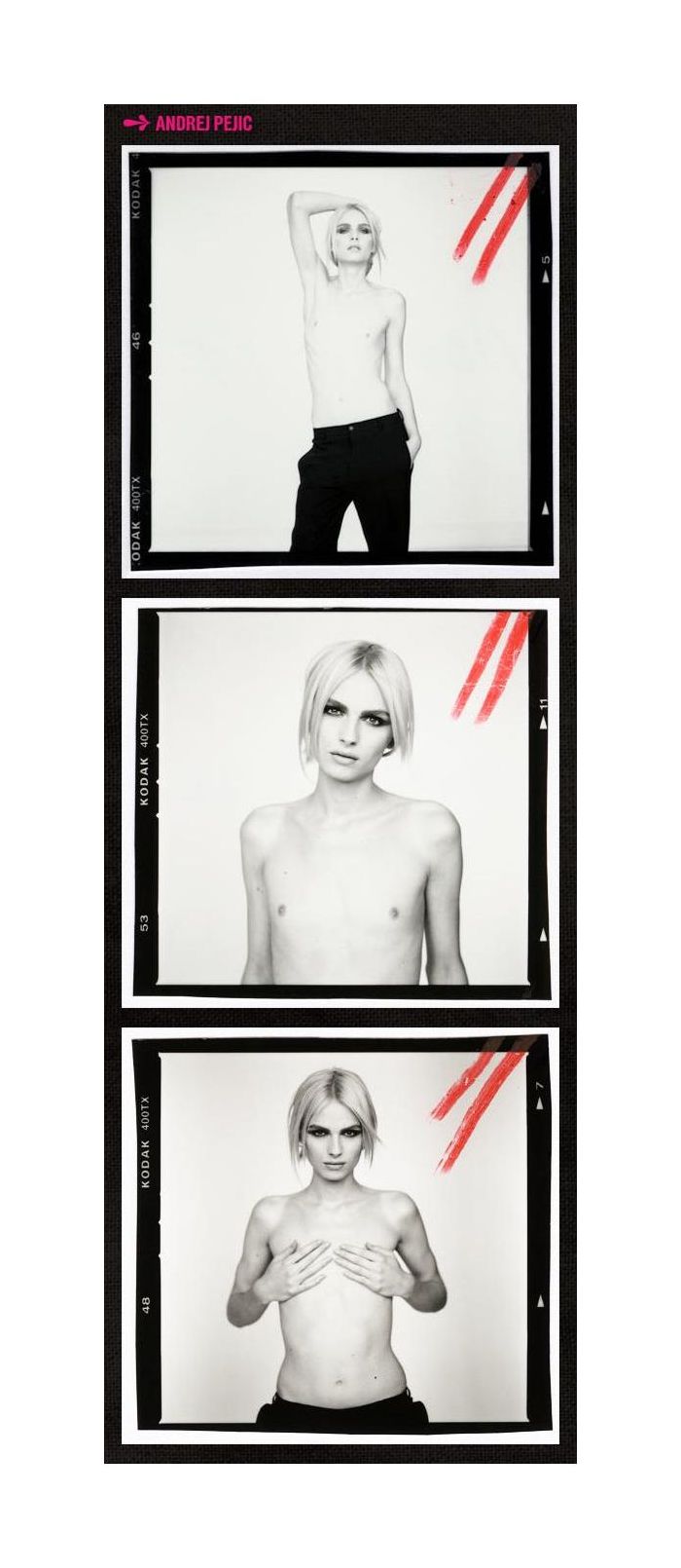 Outtakes | Andrej Pejic by Brigitte Lacombe for New York Magazine