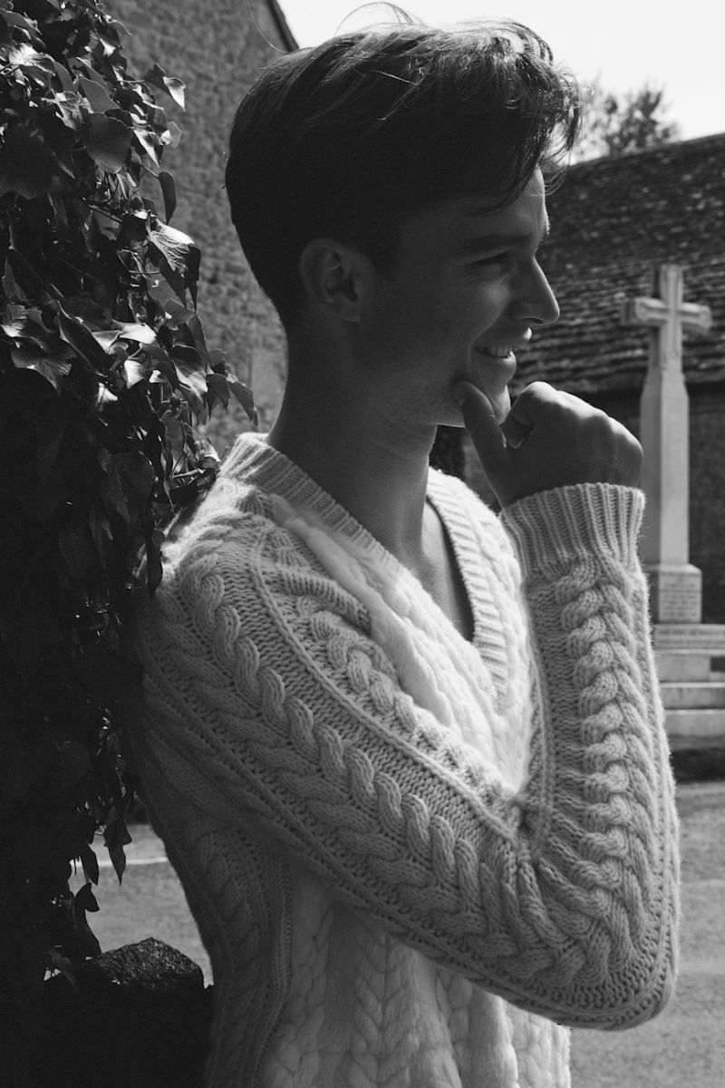 Behind the Scenes | Bryton Munn by Luc Coiffait for GQ Japan Outtakes