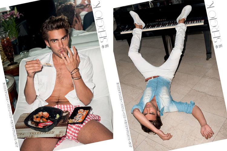 Jon Kortajarena by Terry Richardson for Sergio K Spring 2012 Campaign