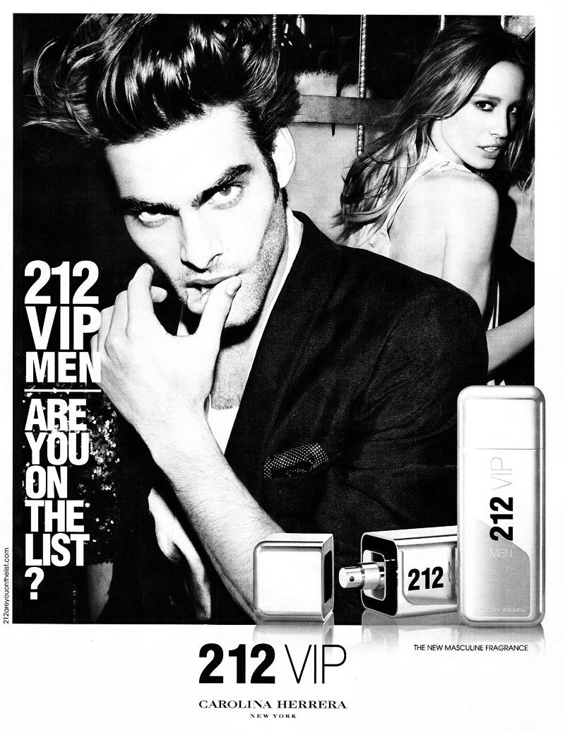 Jon Kortajarena for Carolina Herrera 212 VIP Fragrance Campaign