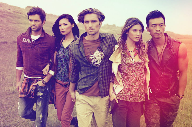 Texas Olsson, Huanbo Ji & Fabiano by Longwei Wang for Kama Fall 2011 Campaign