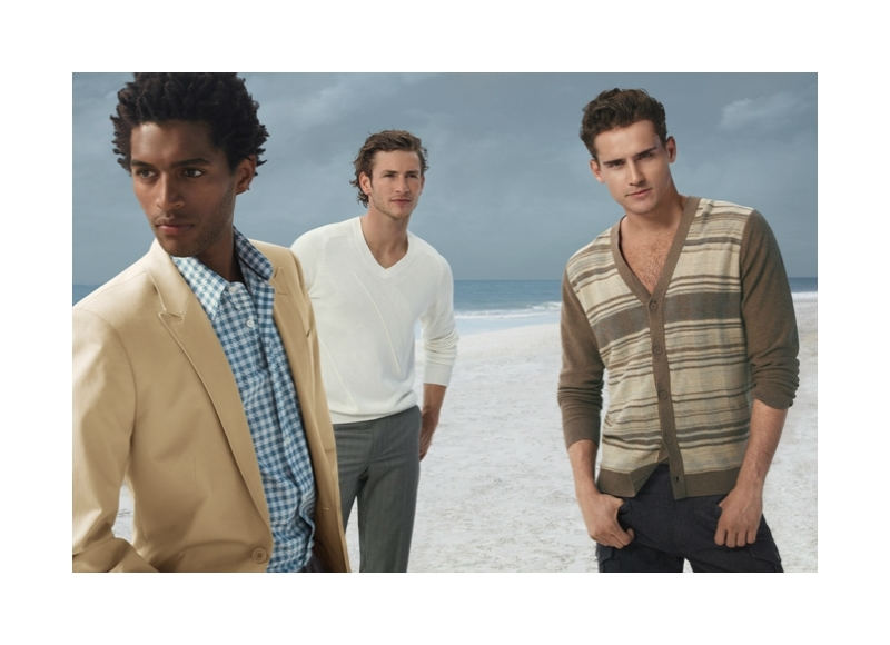 Arthur Kulkov, Thiago Santos & Parker Gregory for Perry Ellis Fall 2011 Campaign