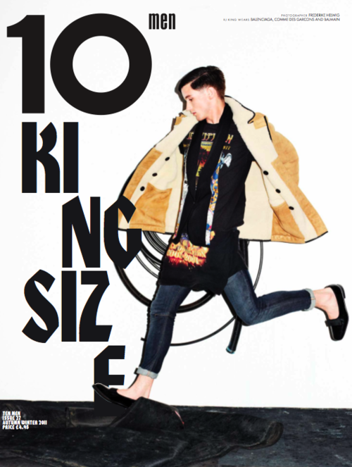 RJ King by Frederike Helwig for 10 Men Fall/Winter 2011