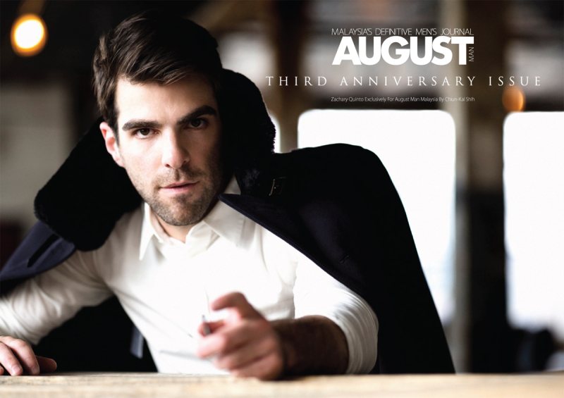 Zachary Quinto by Chiun-Kai Shih for August Man Magazine (Exclusive Preview)