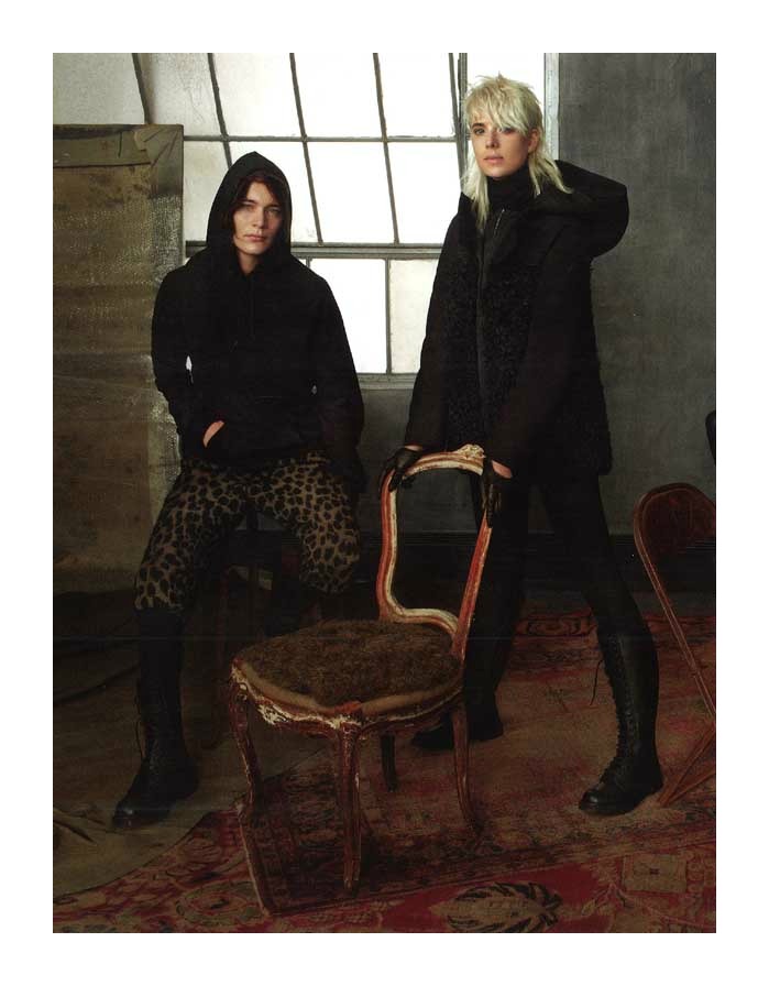 Jaco Van Den Hoven & Richie Cotterell by Steven Meisel for Moncler Gamme Rouge Fall 2011 Campaign