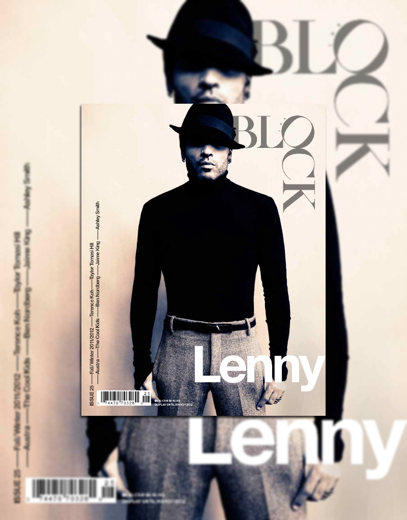 Lenny Kravitz by Steven Pan for The Block