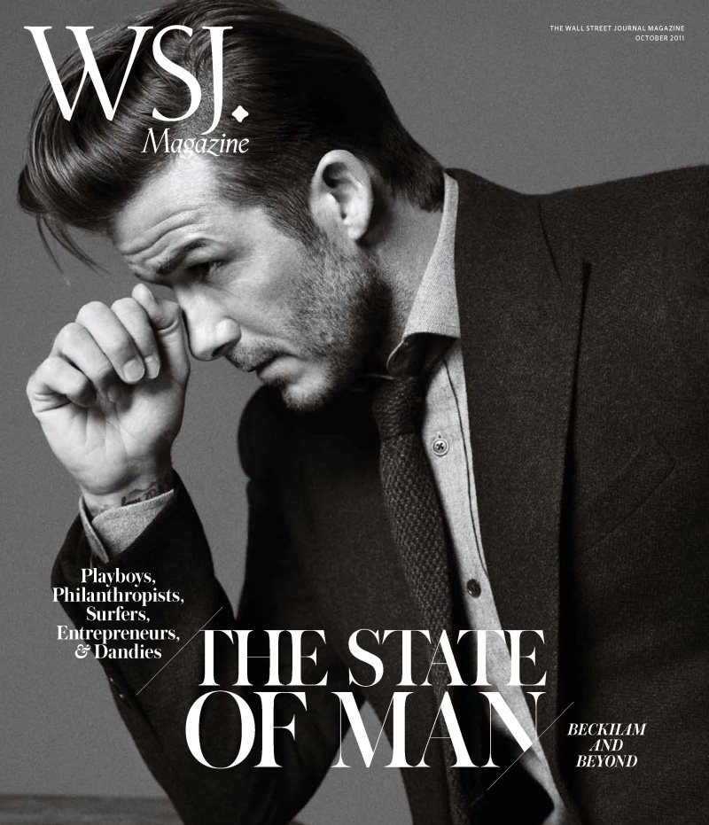 David Beckham by Paul Wetherell for WSJ. Magazine