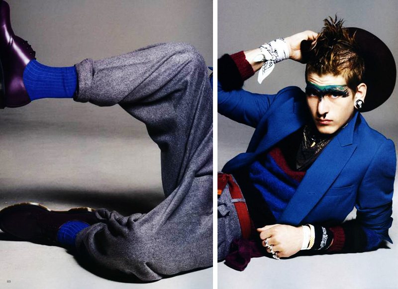 Eric Puzio by Terry Tsiolis for Vogue Hommes Japan