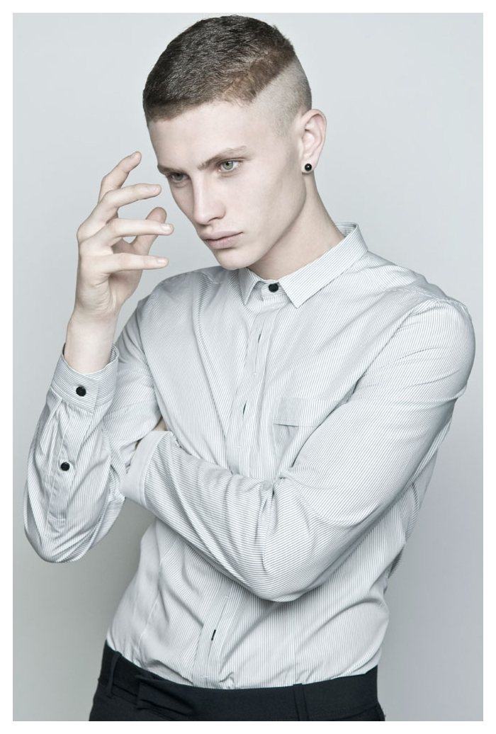 Andrea Bellisario & Henry Watkins by Rohn Meijer for Les Hommes Spring 2012 Campaign