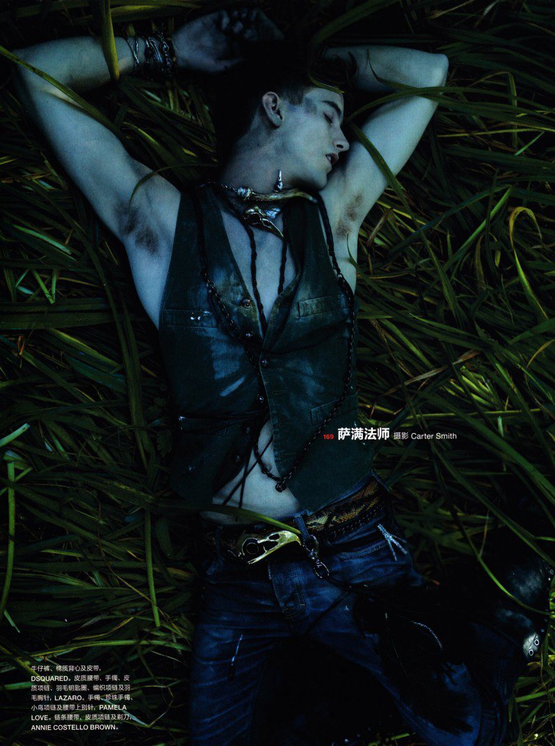 RJ King by Carter Smith for Numéro Homme China