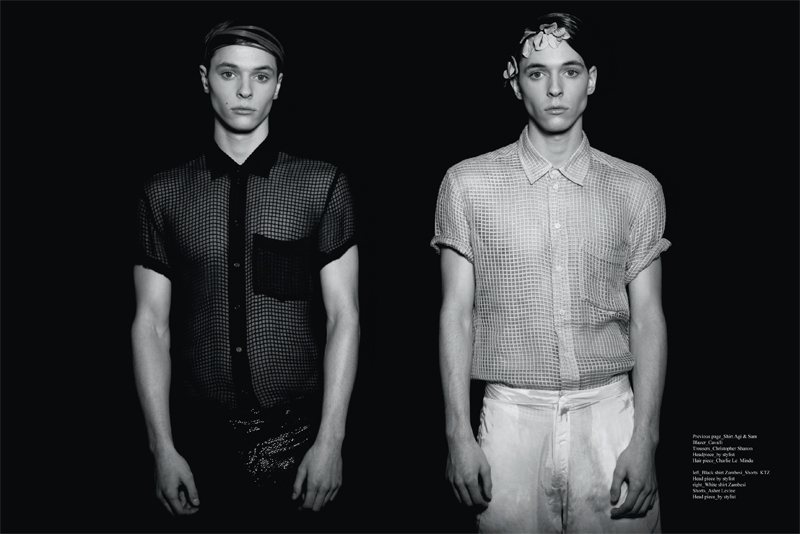 Louis & Owen Trainor by Daniel Gil Rodrigo for A Magazine