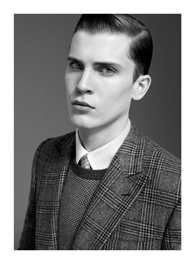 William Eustace by Paul Wetherell for Hardy Amies Fall 2011 Campaign
