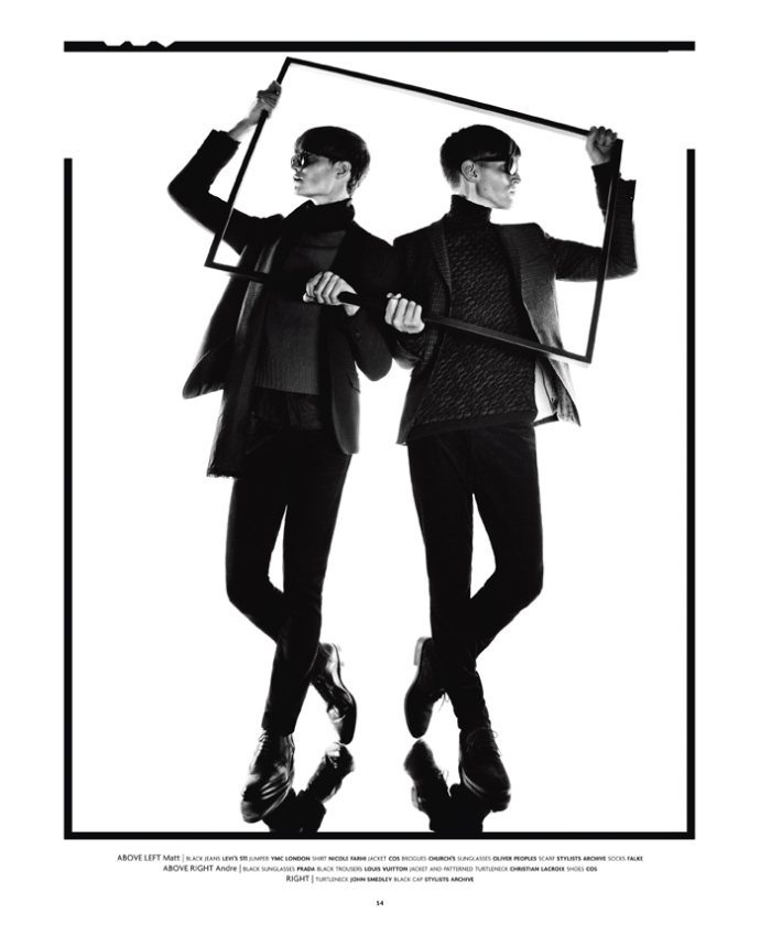 Andre Feulner & Matthew Hitt by Paul Scala for Seventh Man