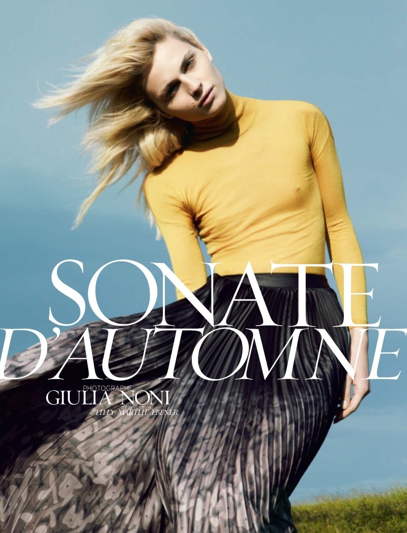 Andrej Pejic by Giulia Noni for French Revue de Modes