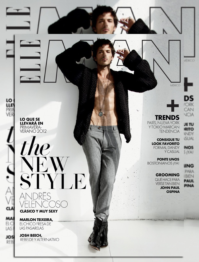 Andres Velencoso Segura by Antía Pagant for Elle Man Mexico