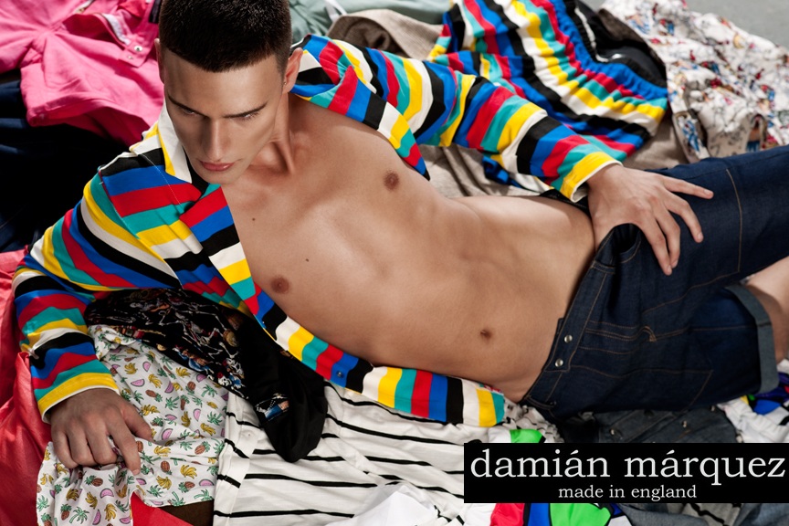 Jordan Wrightt by Garazi Gardner for Dámian Márquez Spring 2012 Campaign