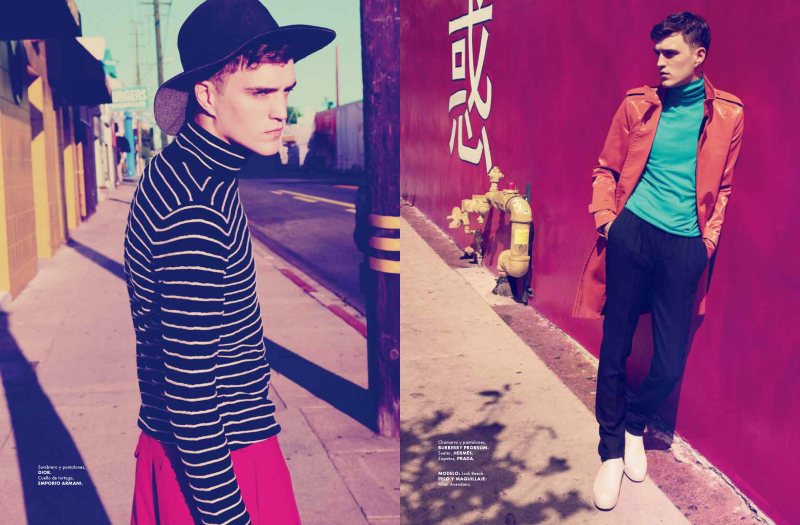 Josh Beech by Yu Tsai for Elle Man Mexico