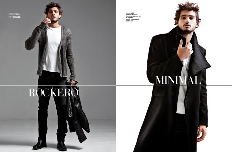 Marlon Teixeira by Santiago Ruiseñor for Elle Man Mexico