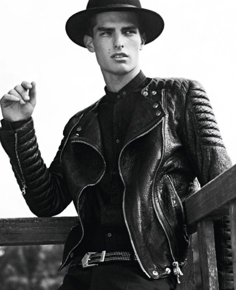 Paolo Anchisi by Karim Sadli for Balmain Spring 2012