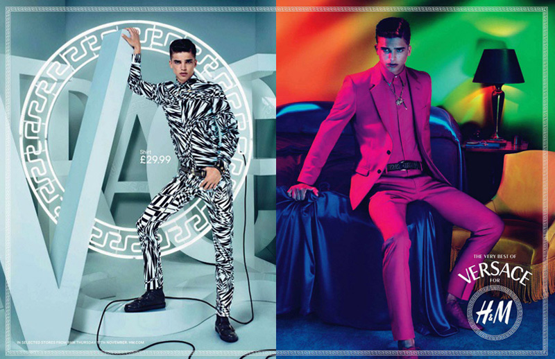 River Viiperi by Mert & Marcus for H&M x Versace Campaign