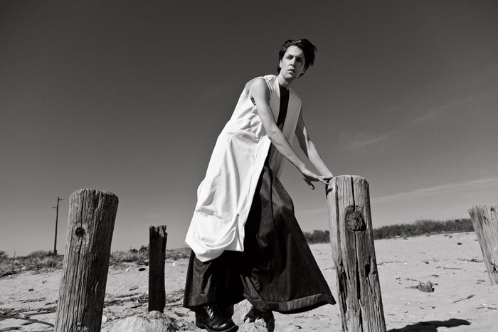 Tyler Atkins by Nick Leary in Castaway for GQ China May 2010