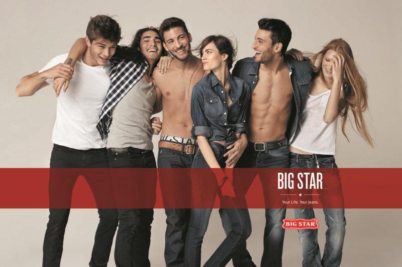 Francisco Lachowski, Willy Cartier, Jonathan & Kevin Sampaio by Simon Procter for Big Star Spring/Summer 2012 Campaign