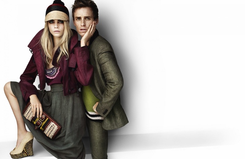 eddie redmayne burberry ad