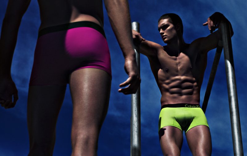 Arran Sly, Chris Garavaglia, Matthew Terry & Myles Crosby by Steven Klein for Calvin Klein Spring/Summer 2012 Underwear Campaign