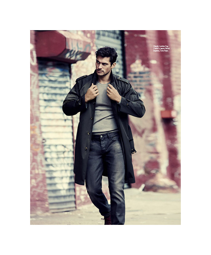 David gandy on sale trench coat