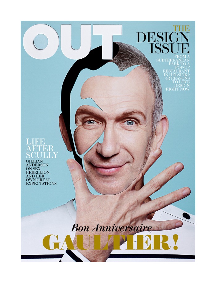 Jean Paul Gaultier by Damien Blottiere for Out Magazine – The