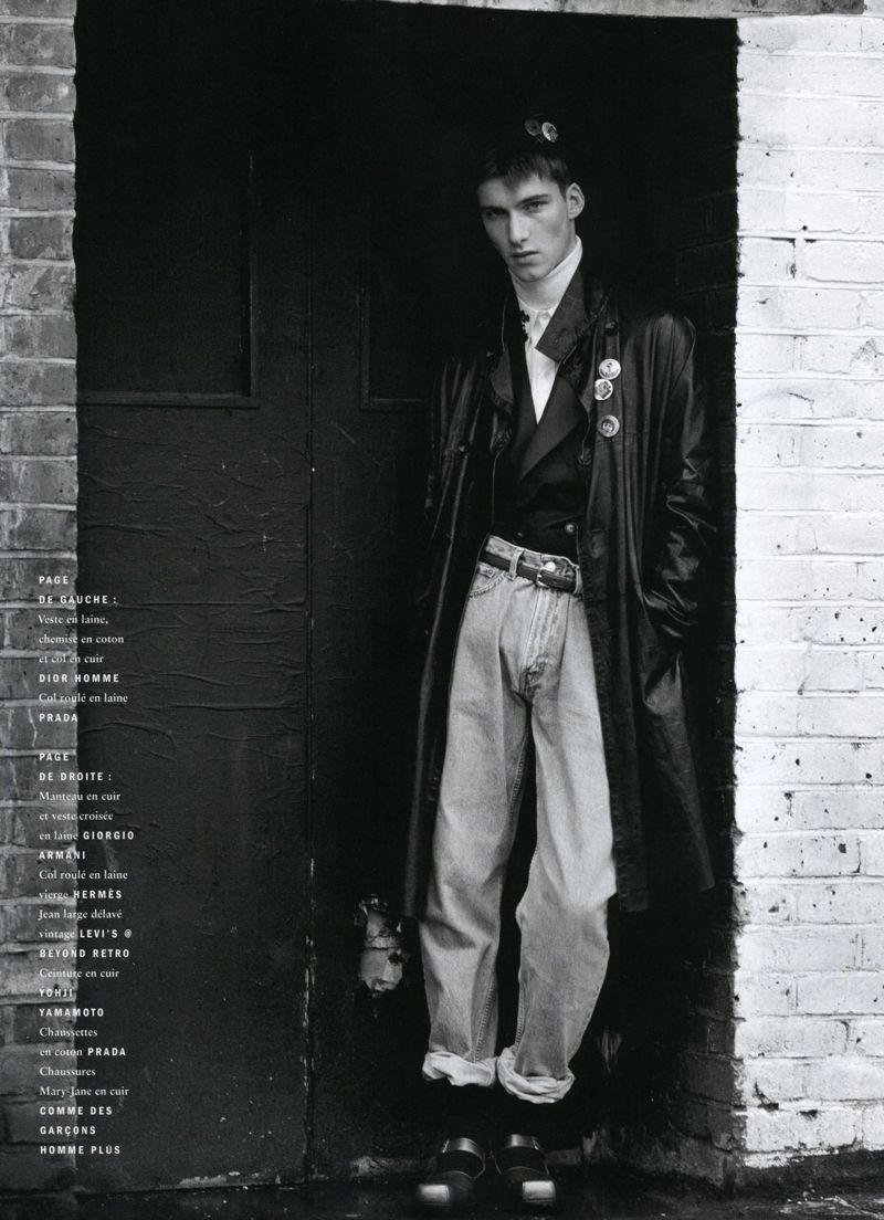 Johnny George by Alasdair McLellan for Vogue Hommes International