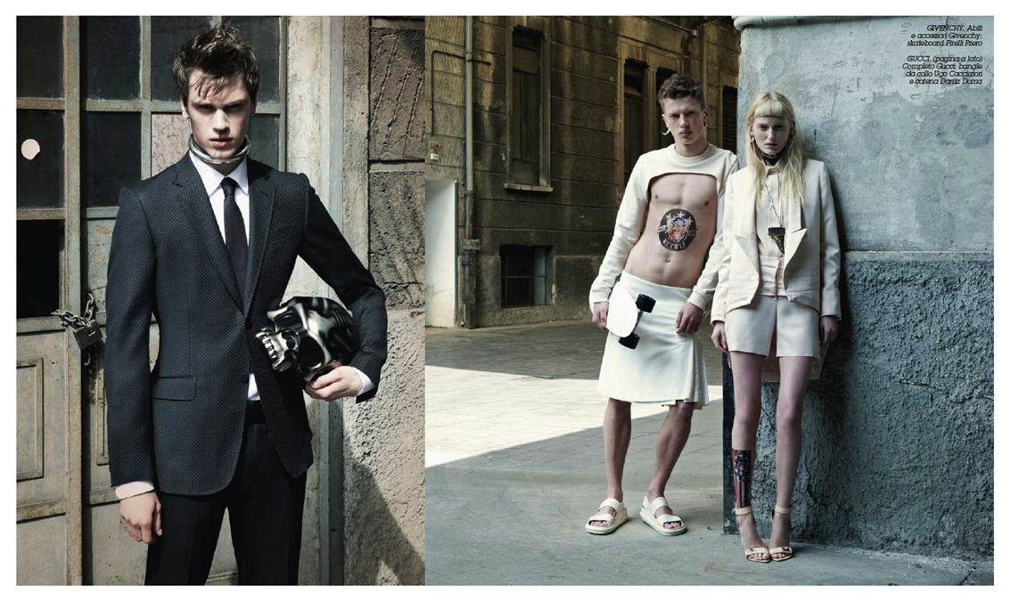 Andrea Bellisario, Cristian Grib & Stefan Knezevic by Oskar Cecere for MFL