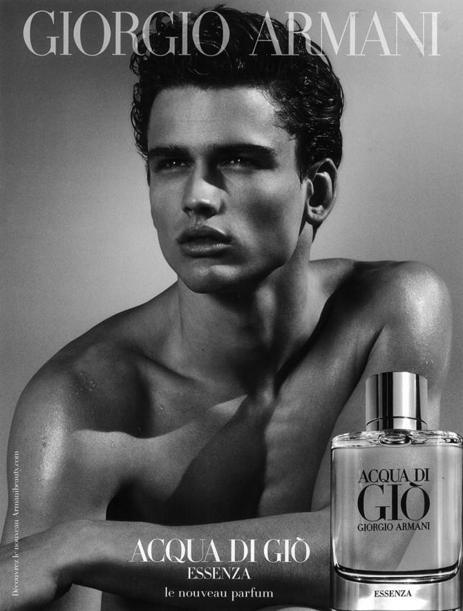 Simon Nessman by Bruce Weber for Giorgio Armani Acqua di Giò Essenza Campaign
