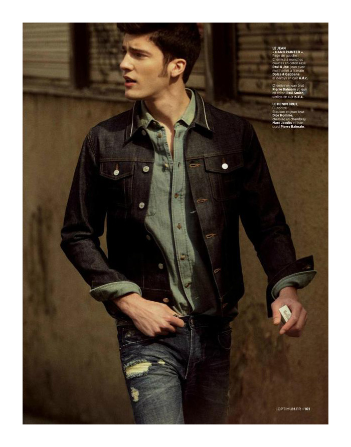 Alexandre Cunha & Gabriel Perez Unveil the Rules to Wear Denim for L’Optimum